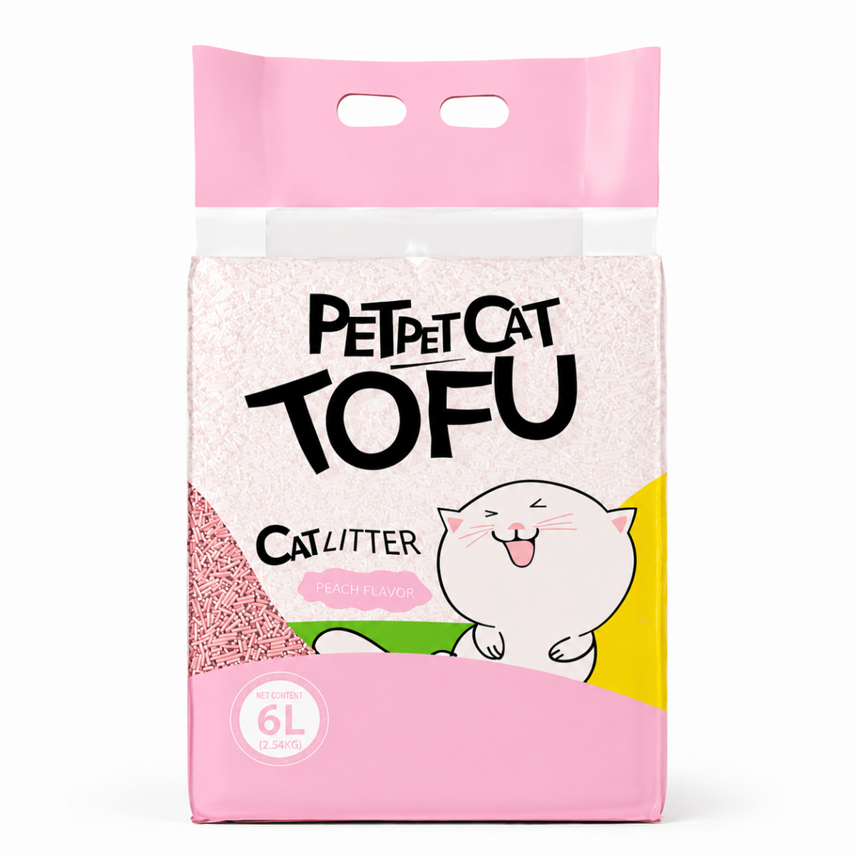 Arena de Tofu Saludable para Gatos: Natural y sin Polvo - Miau Club