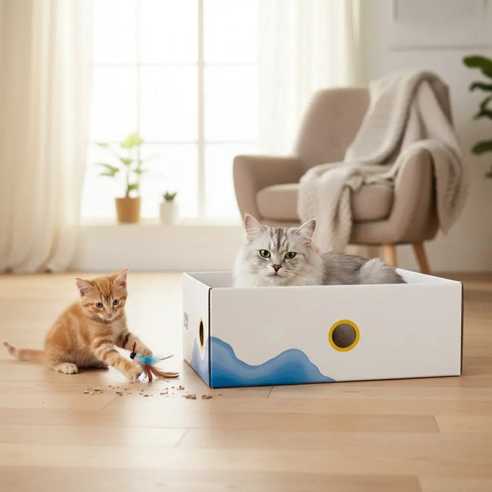 Rascador para Gatos 3 en 1 | Único en Colombia 👻 - Miau Club