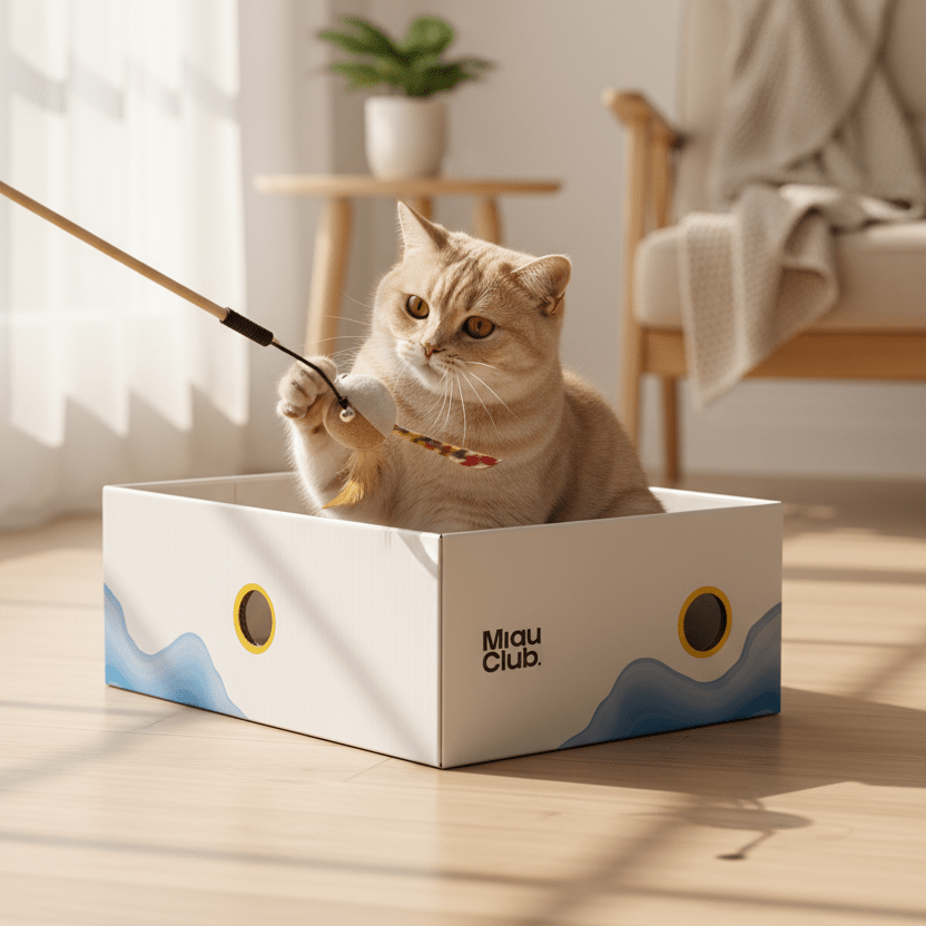 Combo Diversión Total 🧶 (Rascador + Varita + Set pelotas + Catnip) - Miau Club