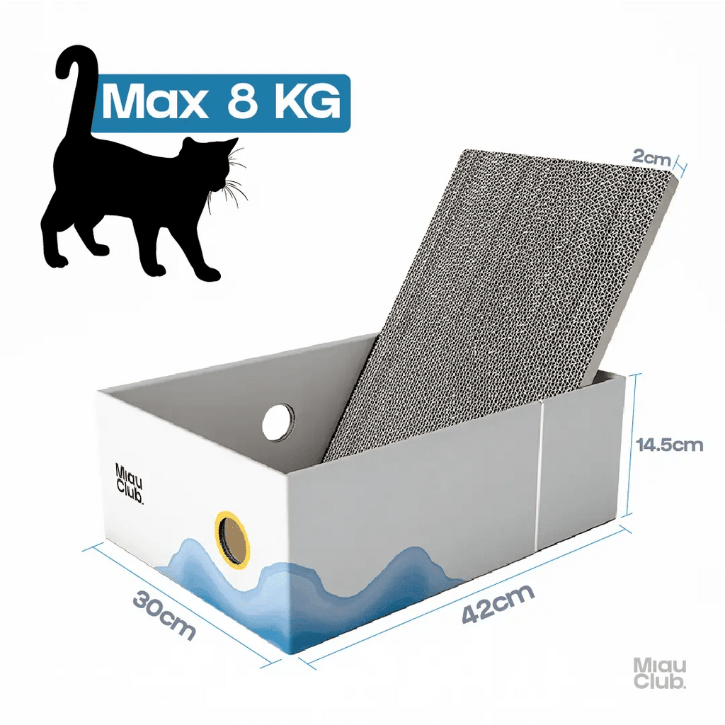 El rascador que tu gato sí va a usar | Salva tus muebles - Miau Club