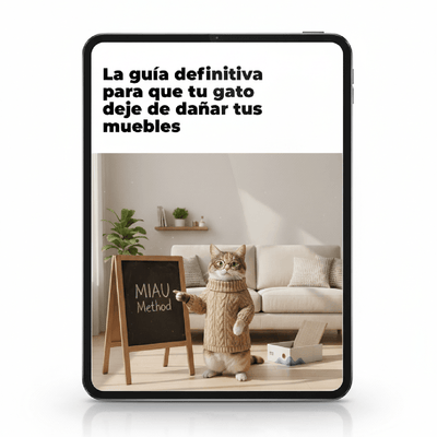 La guía definitiva para que tu gato deje de dañar tus muebles | Método MIAU - Miau Club