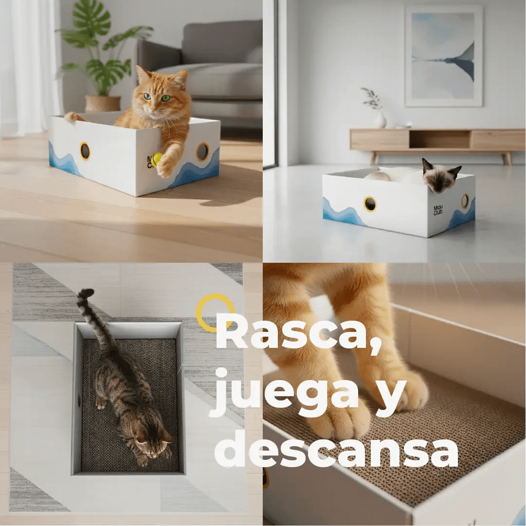 El rascador que tu gato sí va a usar | Salva tus muebles - Miau Club