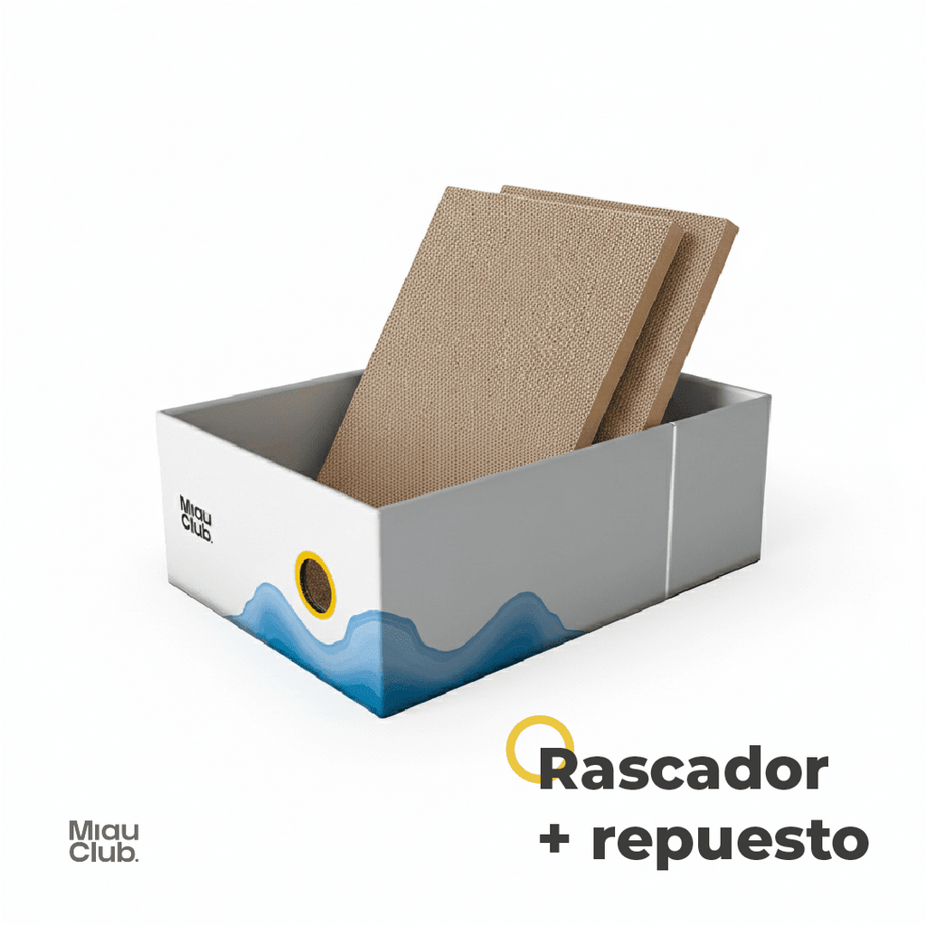 El rascador que tu gato sí va a usar | Salva tus muebles - Miau Club
